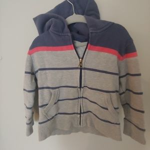 Baby Gap sweatshirt with hood/pockets, full zip